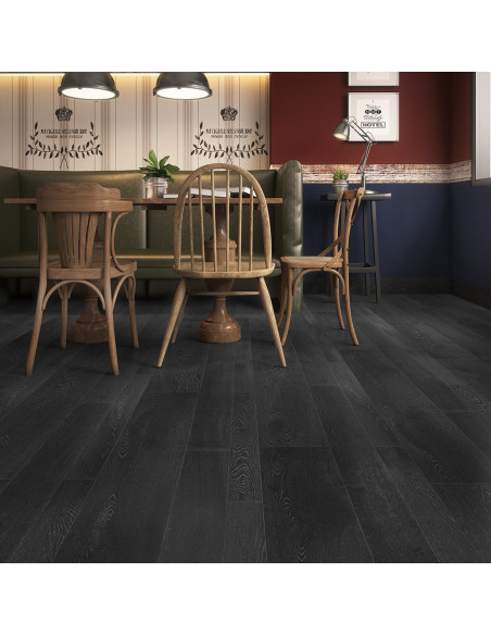 Suelo Laminado Faus Unico Roble Noir (LOTE DE 4,64 M2)