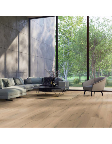 Suelo de madera Haro Roble Blanco Arizona Cepillado 4V (LOTE DE 28,53 M2)