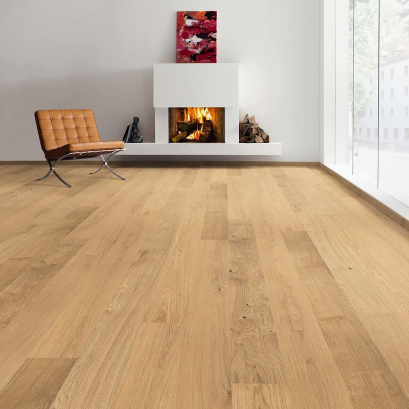 Suelo de Madera Haro 4000 Roble Markant Cepillado 2V 1 lama Permadur (Lote de 28,54 m2)
