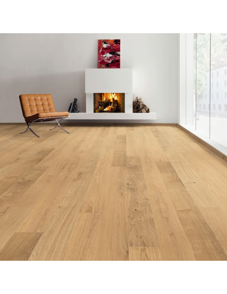 Suelo de Madera Haro 4000 Roble Markant Cepillado 2V 1 lama Permadur (Lote de 28,54 m2)