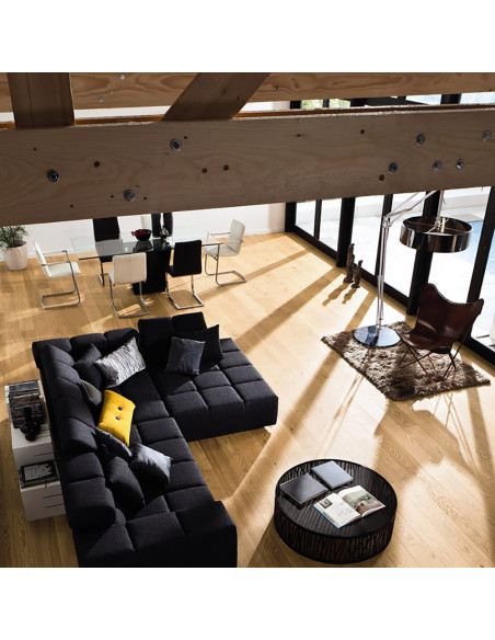 Suelo de Madera Haro 4000 Roble Markant Cepillado 2V 1 lama Permadur (Lote de 28,54 m2)