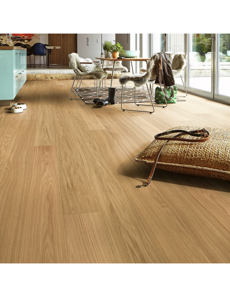 Suelo de Madera Meister Flotante PD 400 8327 Roble Natural 1 Lama Cepillado 4V (Lote de 17,38 m2)