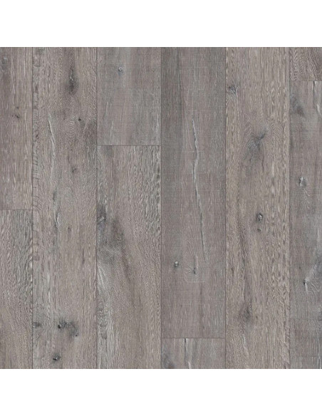 Suelo Laminado Pergo Living Expressión Long Plank 4 Biseles Roble Gris Recuperado CLIC (LOTE DE 25,20 M2)