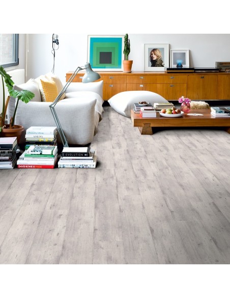 Suelo Laminado Quick Step IM1861 Cemento Gris Claro | Alta Calidad | Lote de 40,48 m2