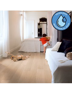 Suelo laminado Quick Step IM3105 Roble barnizado blanco 1380x190x8 (LOTE DE 27,60 m2)