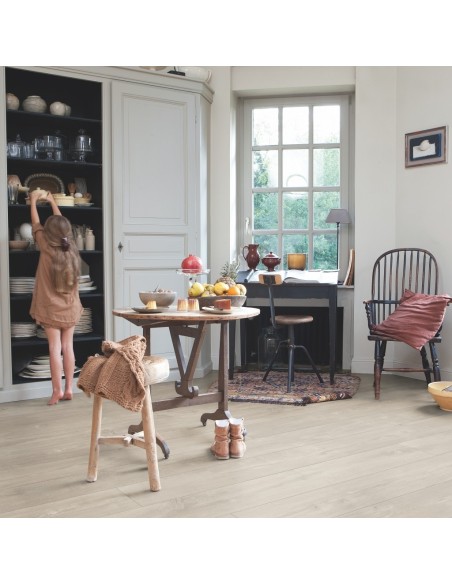 Suelo laminado Quick Step LPU1663 Roble Dominicano Gris 2050x205x9,5mm (Lote 17.64 m2)