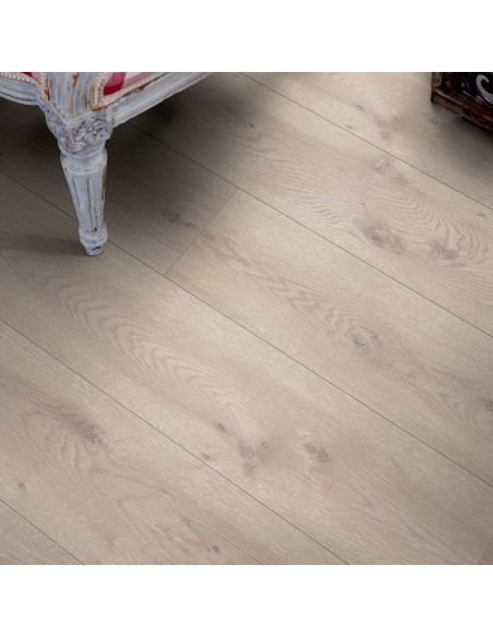 Suelo Laminado Pergo AC4 Roble Gris Moderno | Resistente y Elegante