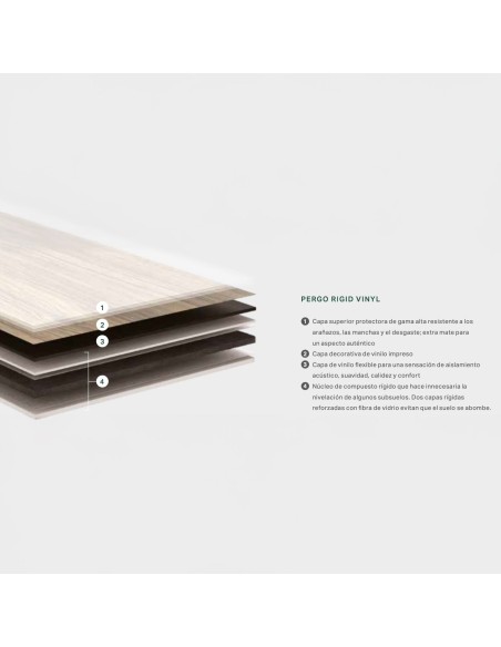 Suelo Vinílico Roble Blanco Escocés | Pergo Glomma Pro 4V