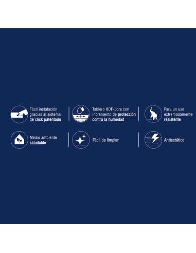 Suelo Laminado Roble Puro Vintage 8 mm | Moderna Variation