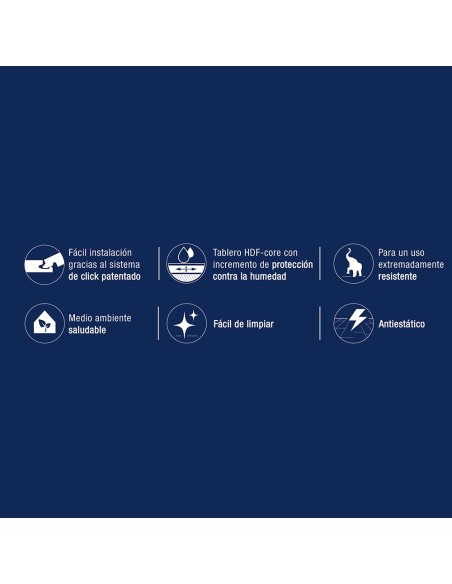 Suelo Laminado Roble Puro Vintage 8 mm | Moderna Variation