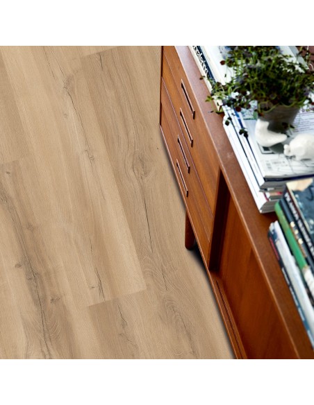 Suelo Laminado Loc Floor Plus AC5 Roble Natural Relampago 336 Aqua Protect (Lote de 2,18 m2)