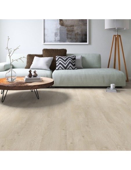 Suelos Laminado Loc Floor AC5 Plus Roble Gris Claro Ahumado 344 Aqua Protect (Lote de 10,54 m2)